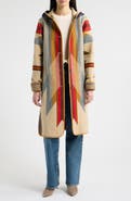 Pendleton Hooded Jacquard Coat