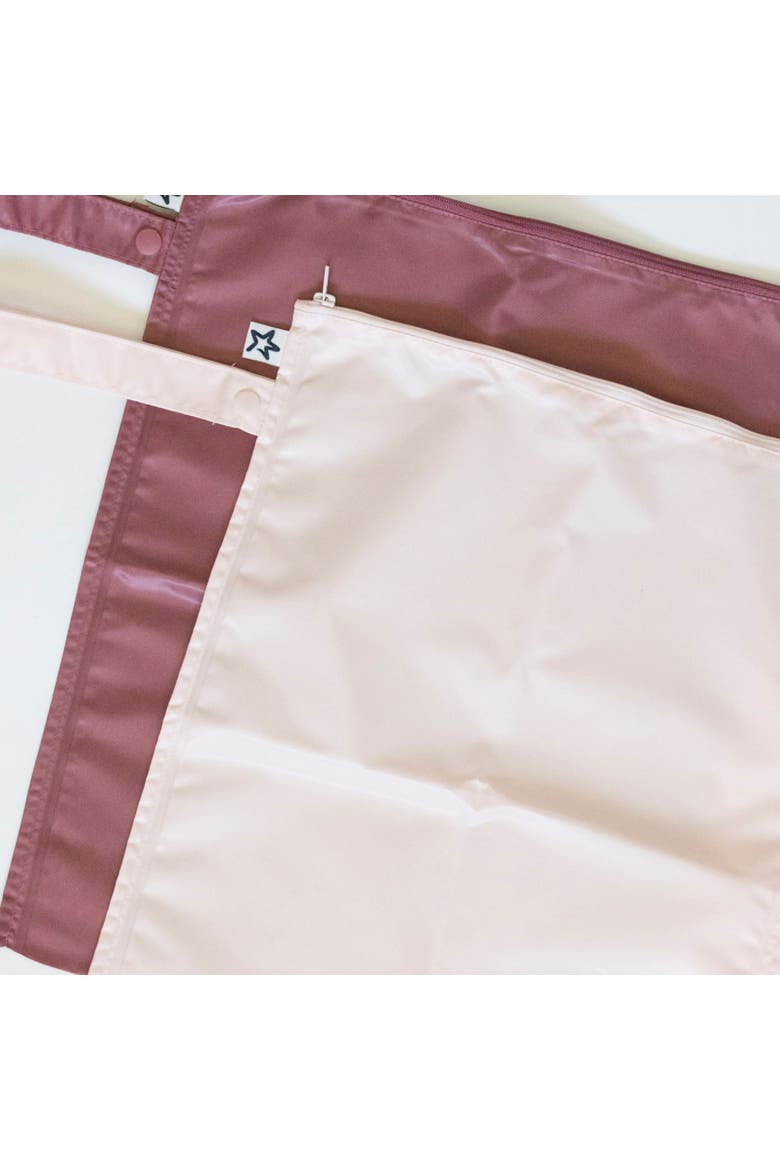 Mess-Proof Waterproof Washable Baby/Toddler Wet Bags - Solids, Alternate, color, Rose, Burgundy