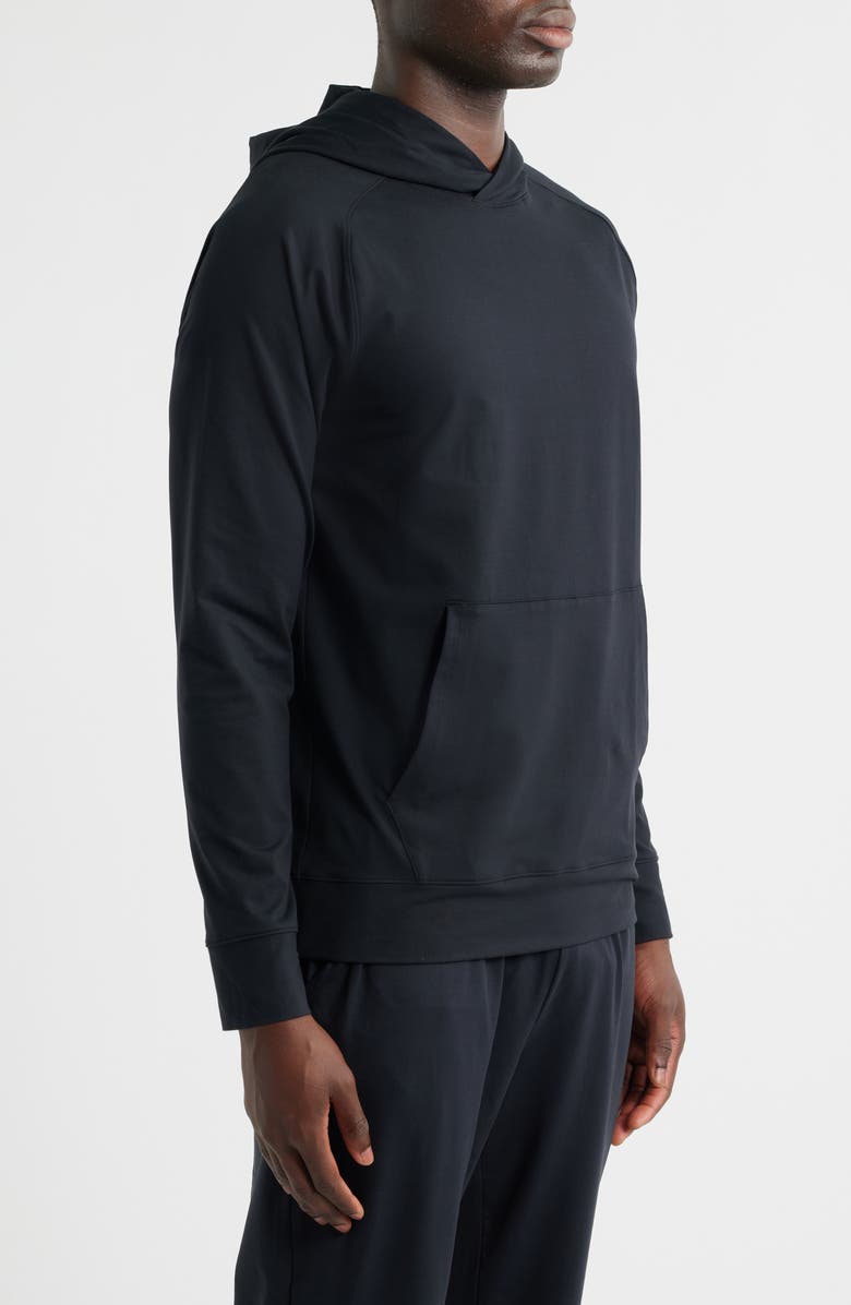 Zella Live In Performance Hoodie, Alternate, color, Black Caviar