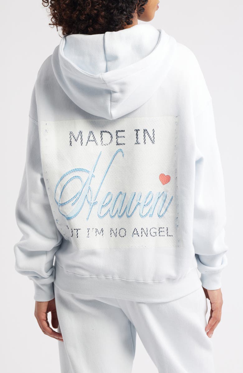 BOYS LIE Georgia Rules Racer Cotton Blend Hoodie, Alternate, color, Baby Blue