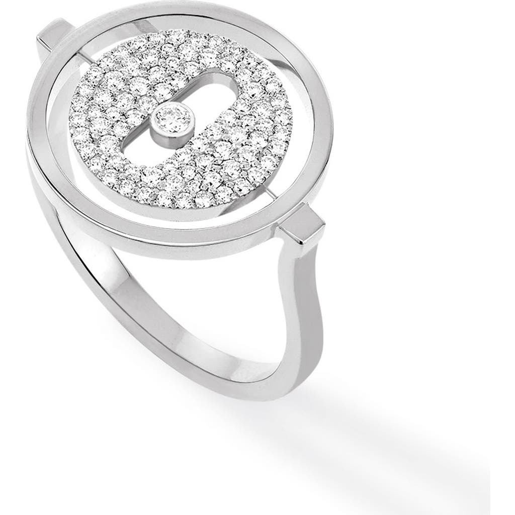 Messika Lucky Move Diamond Pavé Ring in White Gold  product