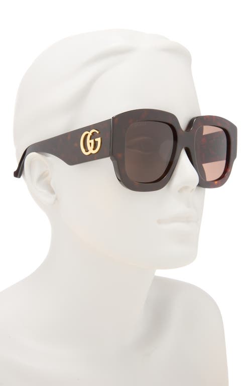 Gucci 52mm Oversize Sunglasses In Multi