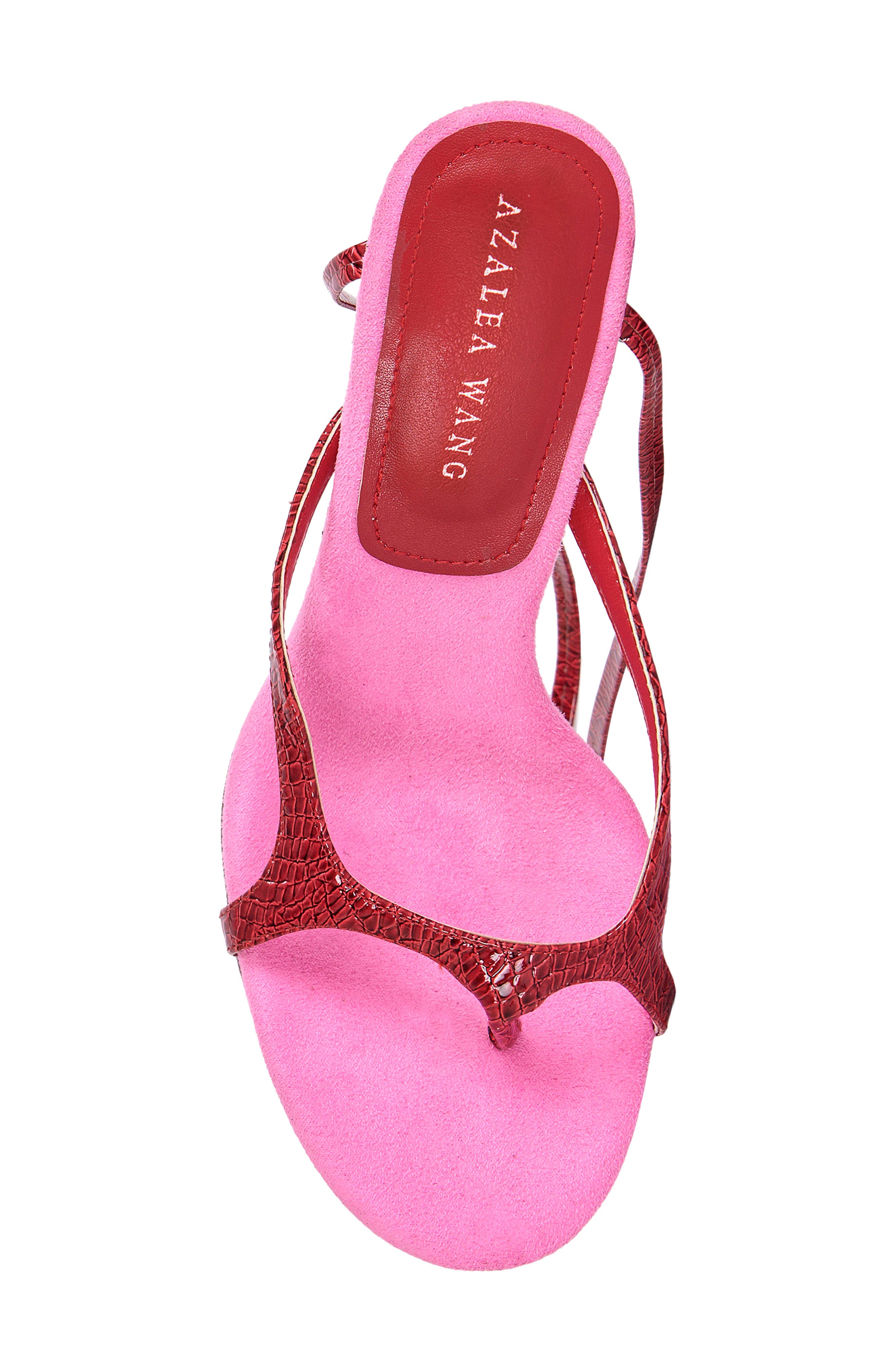 AZALEA WANG Otrisse Ankle Wrap Sandal, Alternate, color, 