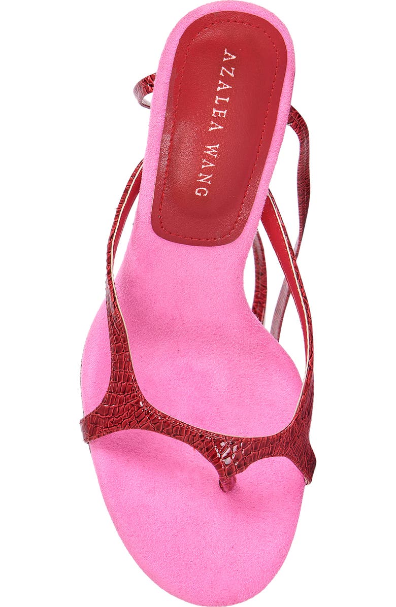 AZALEA WANG Otrisse Ankle Wrap Sandal, Alternate, color,