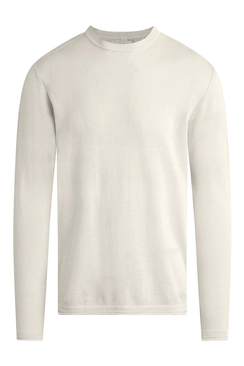 Cotton Crewneck Sweater, Alternate, color, SEA SALT