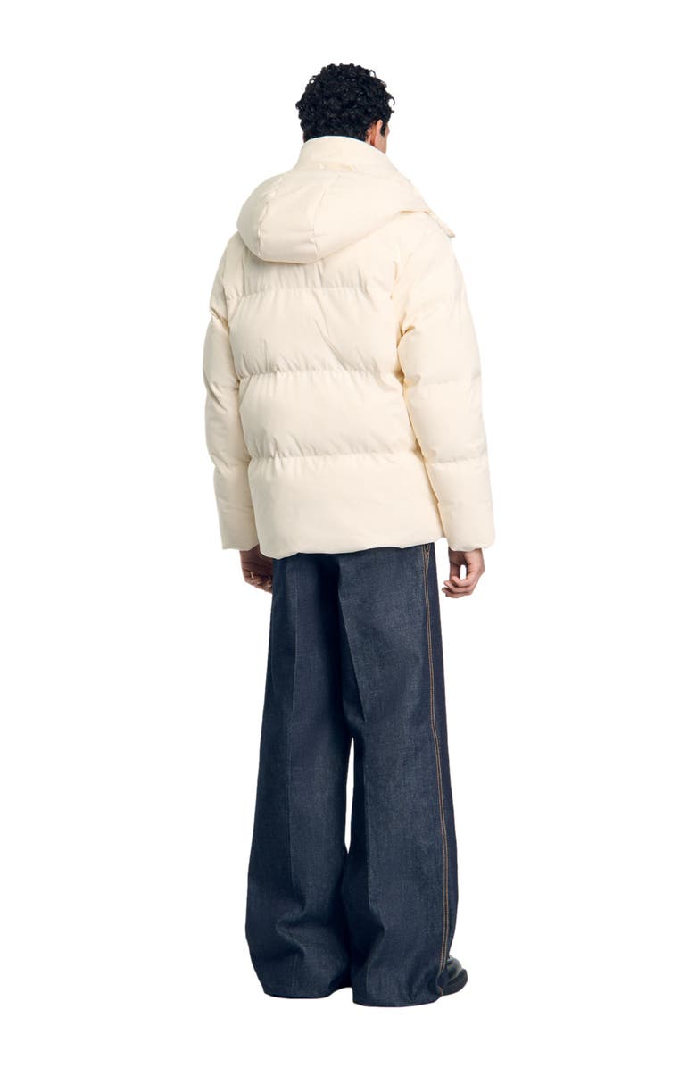 SANDRO Quilted puffer jacket, Alternate, color,