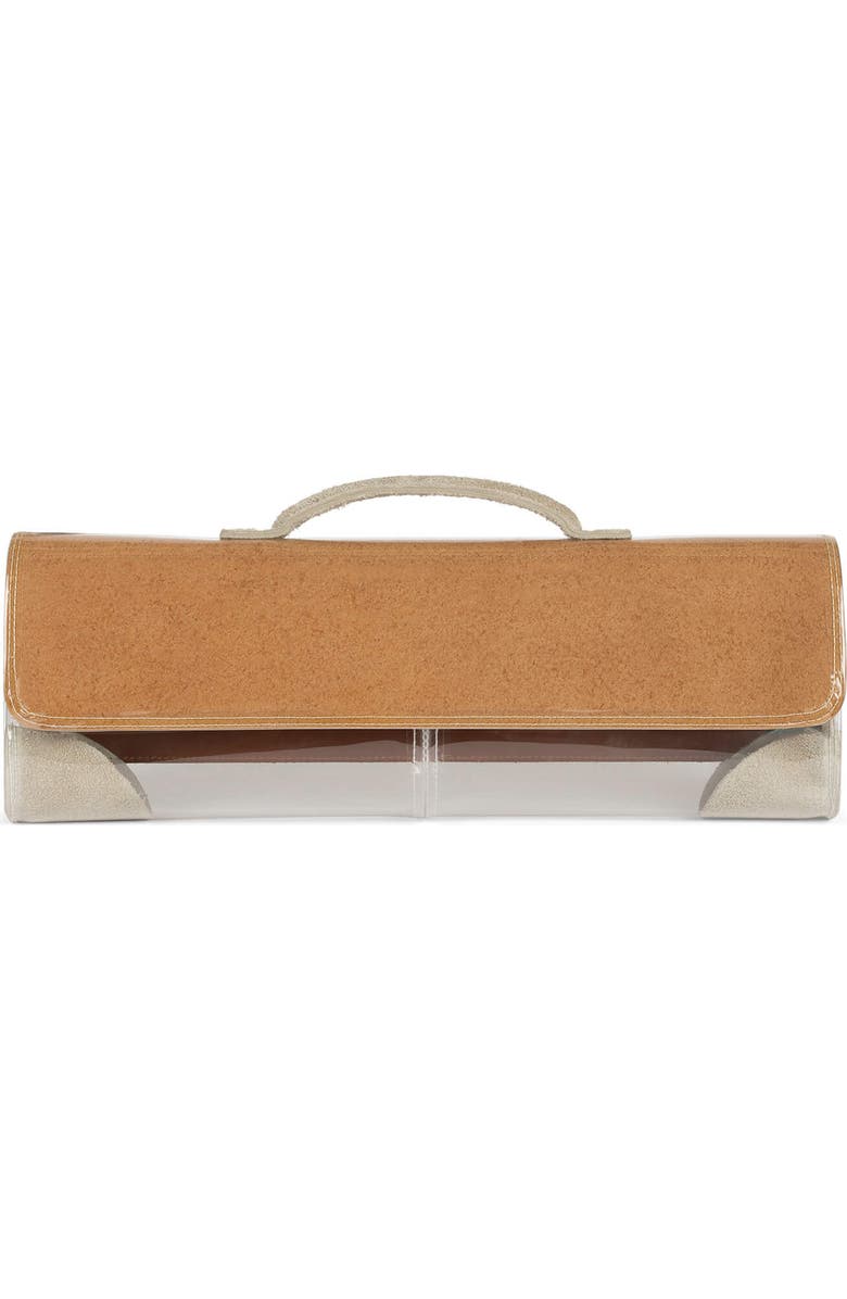 Jeffrey Campbell Lucudity Handbag, Main, color, Clear Beige Combo