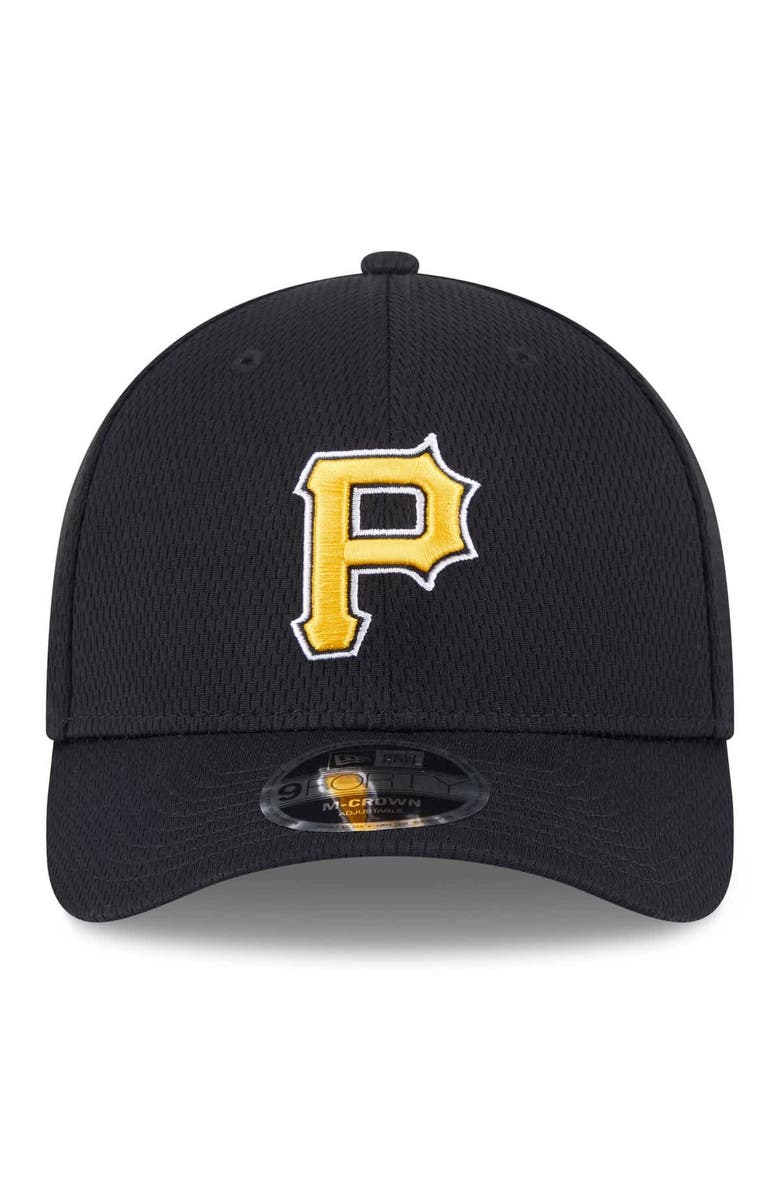 New Era Men's New Era Black Pittsburgh Pirates 2025 MLB Clubhouse 9FORTY Adjustable Hat, Alternate, color, Black