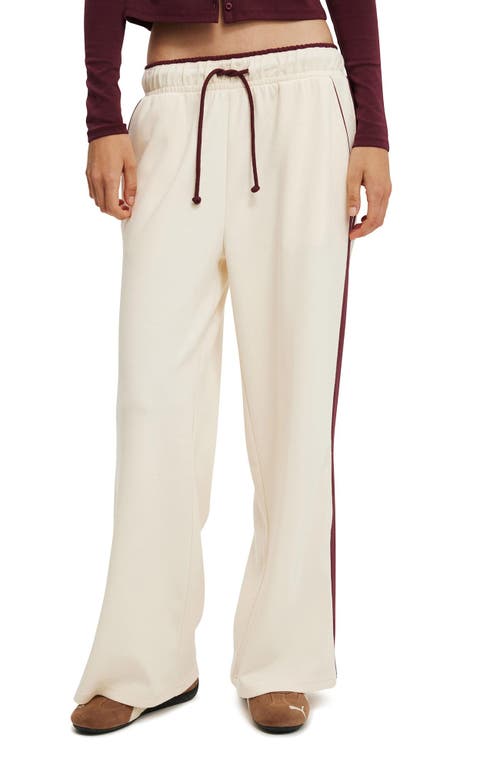 Shop Cotton On Contrast Wide Leg Sweatpant