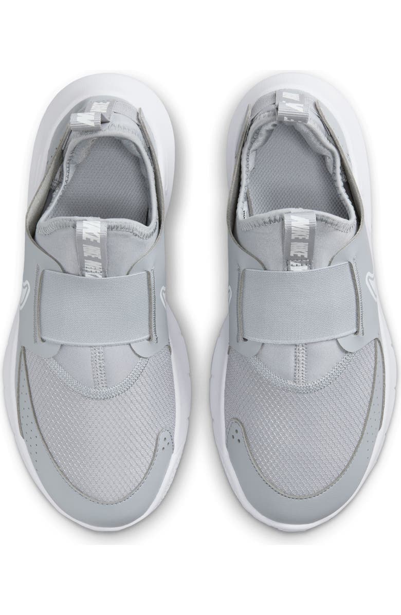 Nike Flex Runner 3 Slip-On Shoe, Alternate, color, Wolf Grey/ White