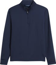 Peter Millar Crown Crafted Excursionist Flex Merino Wool Blend Quarter Zip