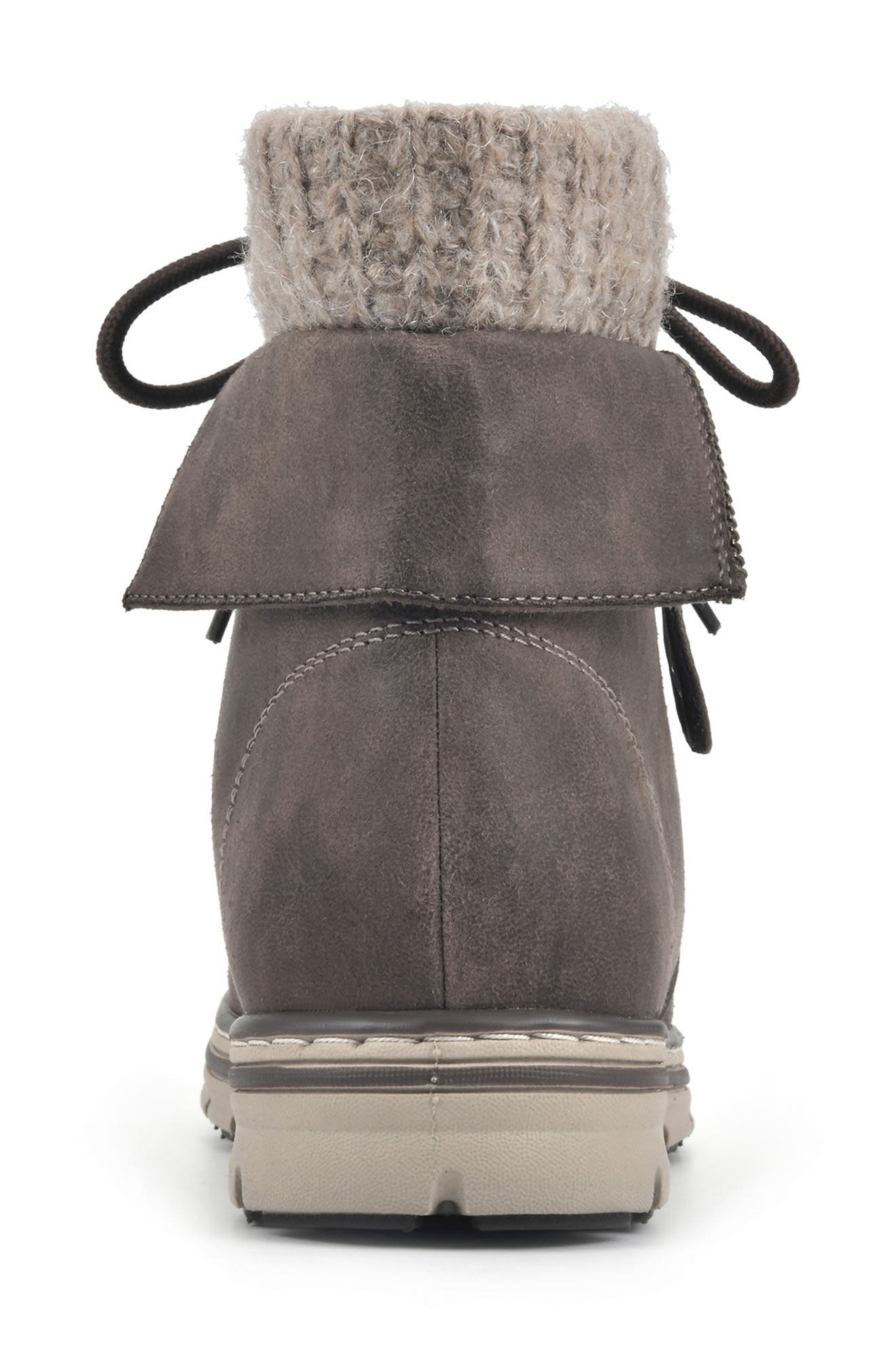 CLIFFS BY WHITE MOUNTAIN Kaylee Boot, Alternate, color, Stone/ Fabric/ Sweater