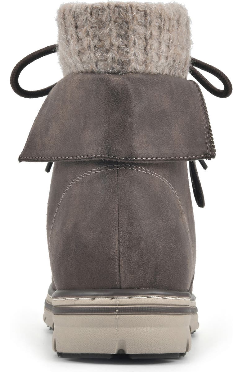 CLIFFS BY WHITE MOUNTAIN Kaylee Boot, Alternate, color, Stone/ Fabric/ Sweater