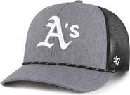 '47 Men's '47 Charcoal Athletics Carbon Rope Trucker Adjustable Hat