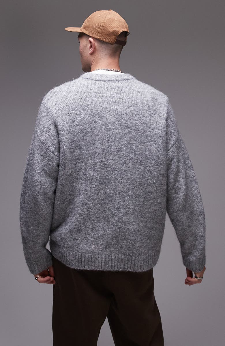 Topman Relaxed Fit Sweater, Alternate, color, 