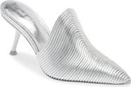 Cult Gaia Mara Metallic Pointed Toe Mule
