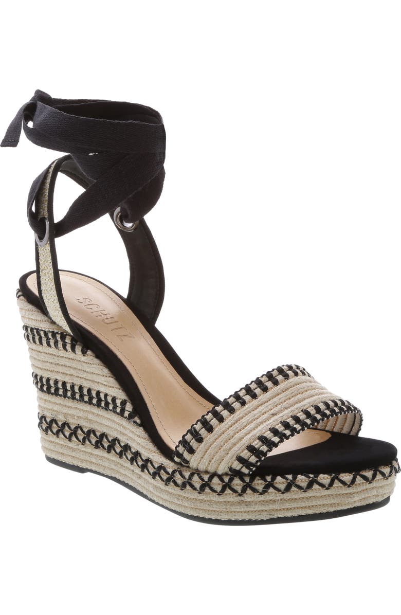Schutz Electra Platform Wedge Sandal, Main, color,