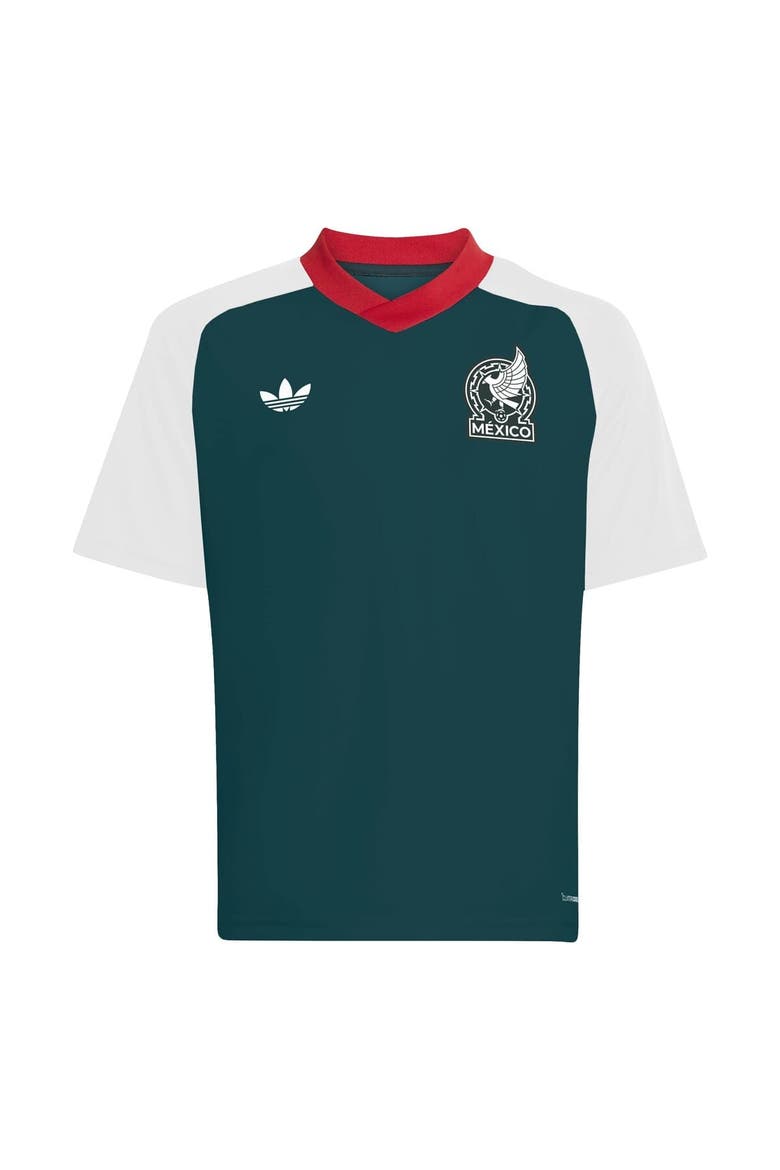 Youth adidas White Mexico National Team 2026 Pre-Match Top, Alternate, color, White