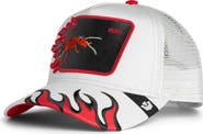 Goorin Bros. Fire Flames Embroidered Patch Trucker Hat