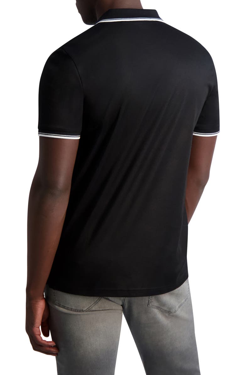 KARL LAGERFELD PARIS Karl Patch Polo, Alternate, color, Black