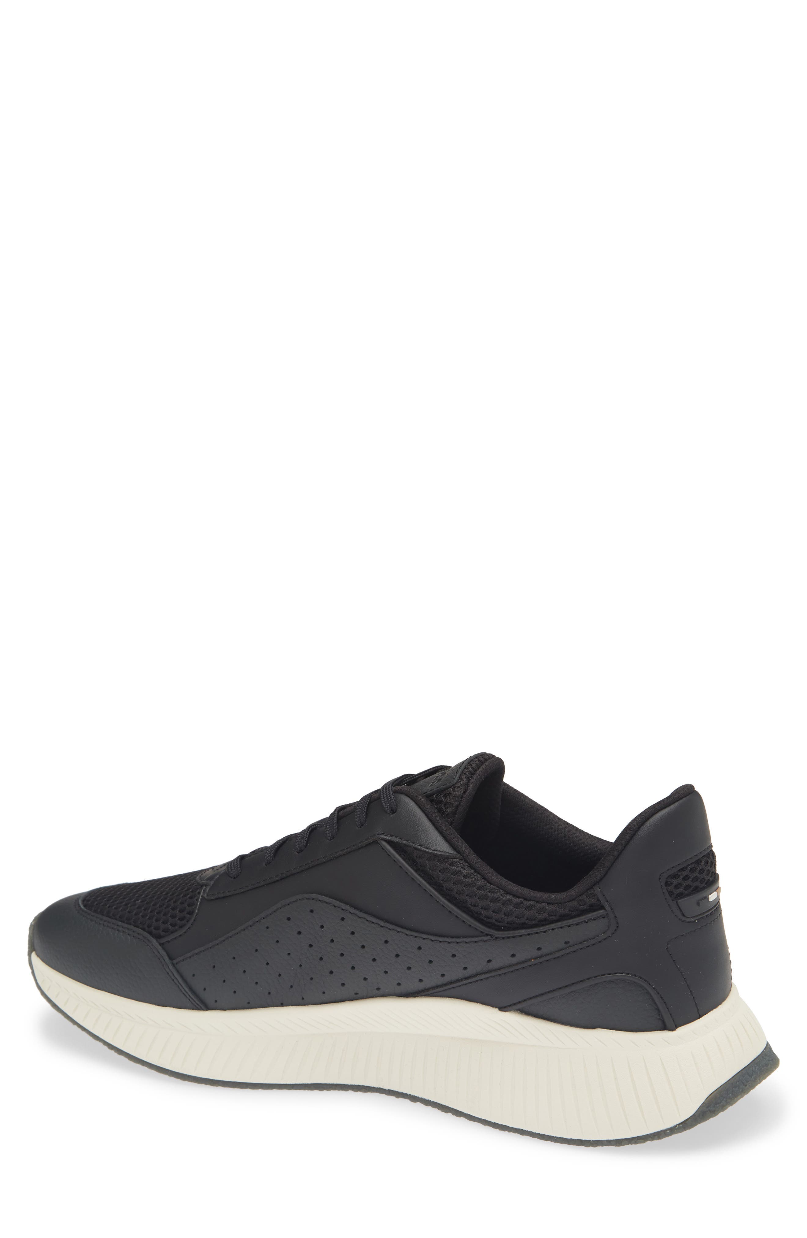 Titanium Evo Sneaker, Alternate, color, BLACK