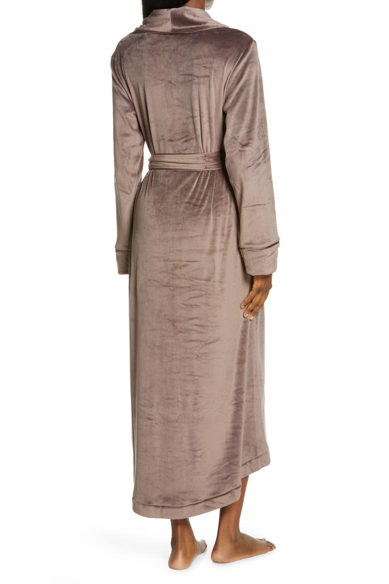 Velour Women's Long Robe, Alternate, color, AMETHYST