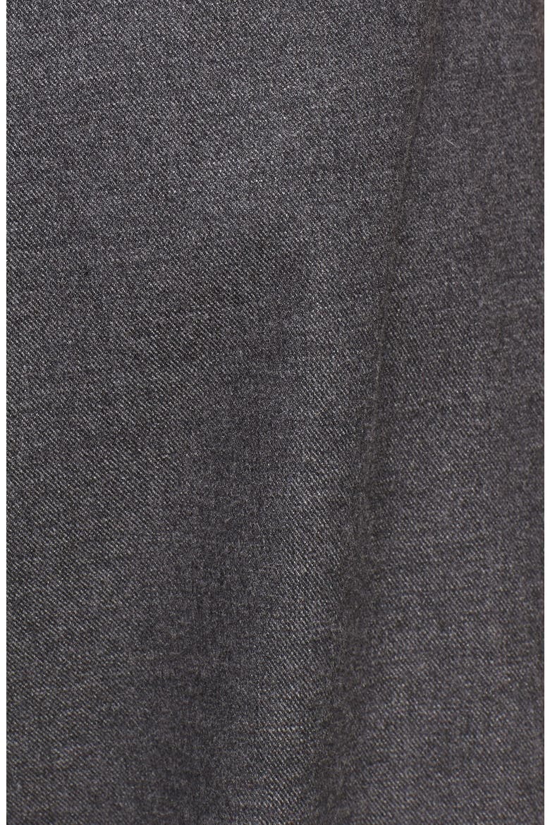 Pleated Crop Trousers, Alternate, color, GREY
