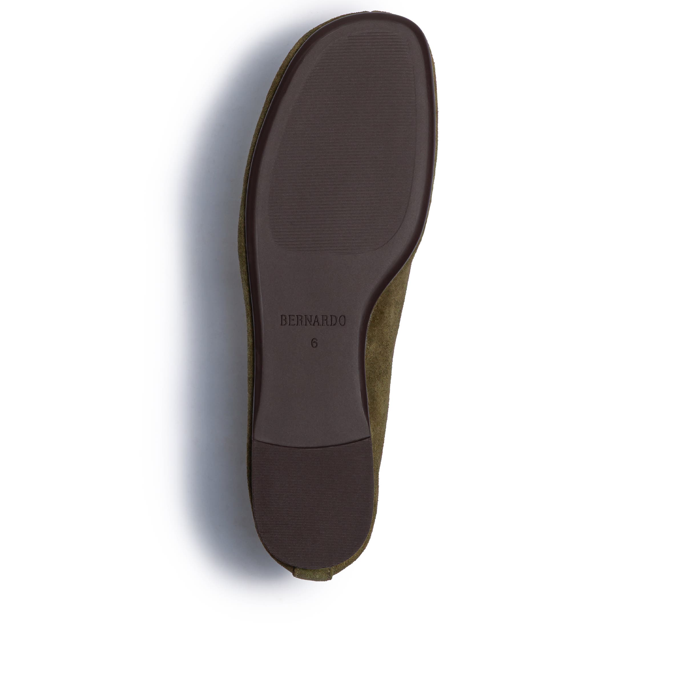 Meredith Ballet Flat, Alternate, color, DARK OLIVE