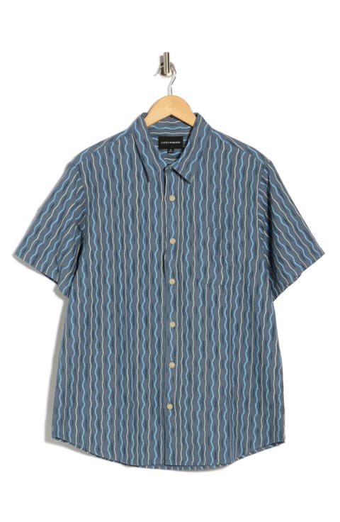San Gabriel Cotton Button-Up Shirt