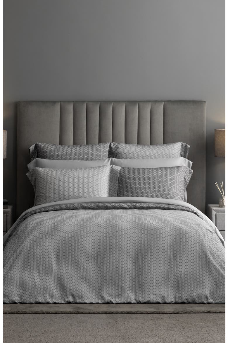 Parti Duvet Cover, Alternate, color, Grey