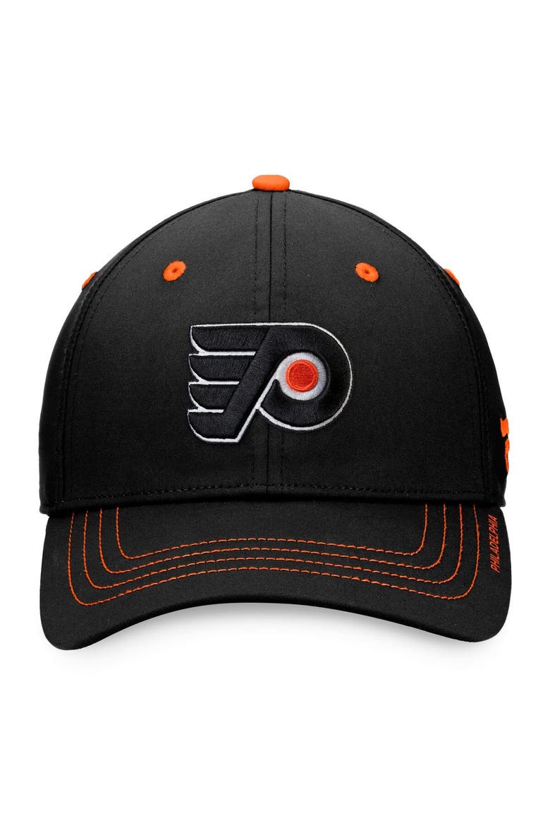 Men's Fanatics Branded Black Philadelphia Flyers Authentic Pro Rink Flex Hat, Alternate, color, Black