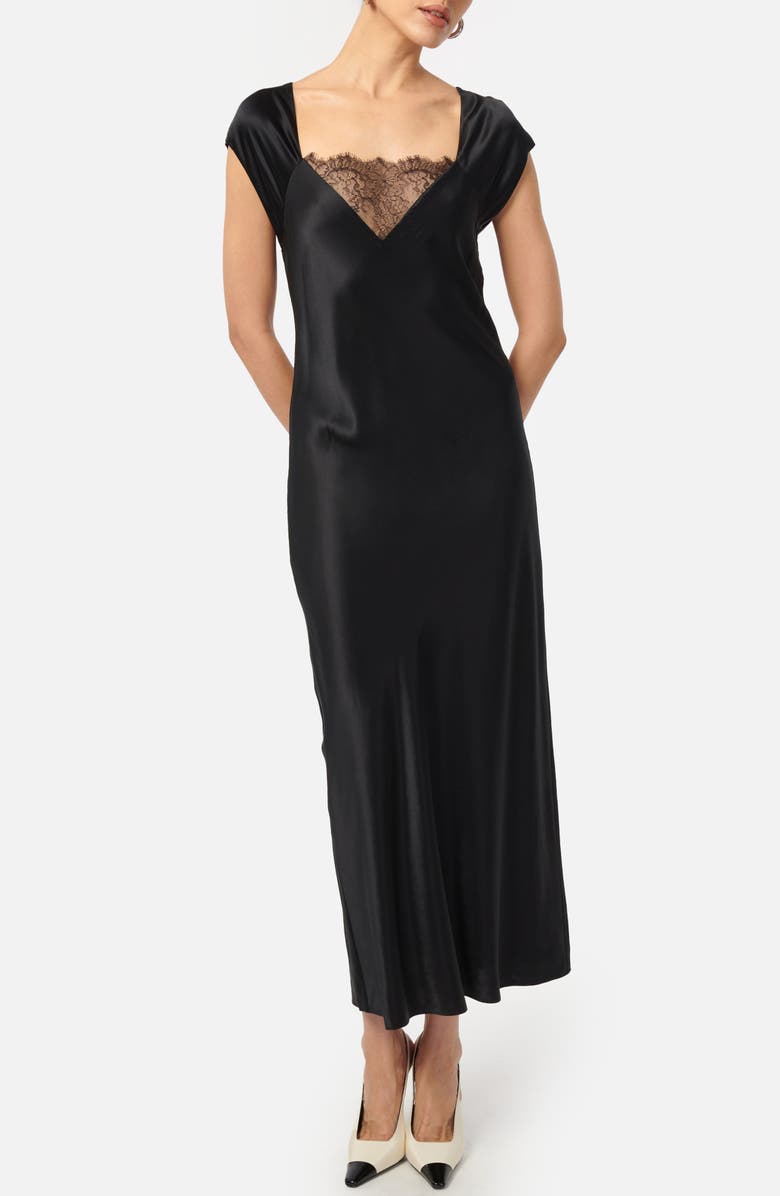 CAMI NYC Remy Silk Charmeuse Midi Dress, Main, color, 
