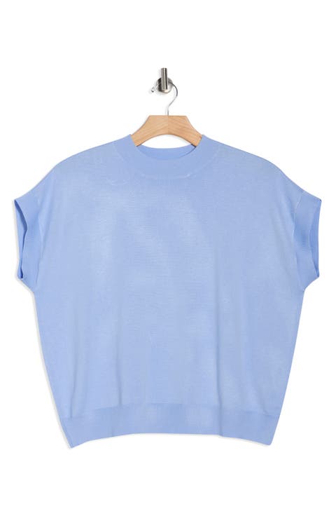 Crewneck Shell Sweater (Plus)