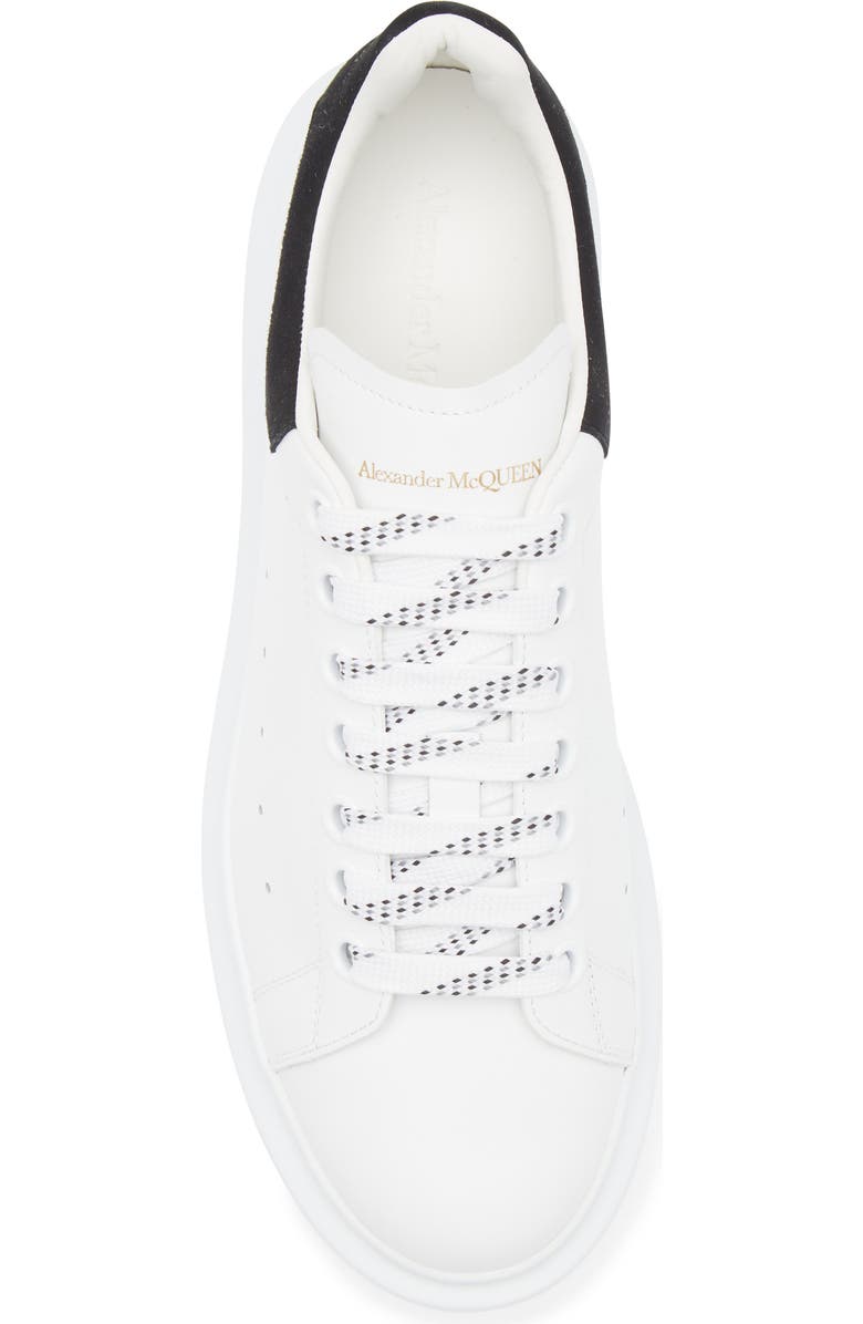 McQueen Oversized Sneaker, Alternate, color, White/ Black