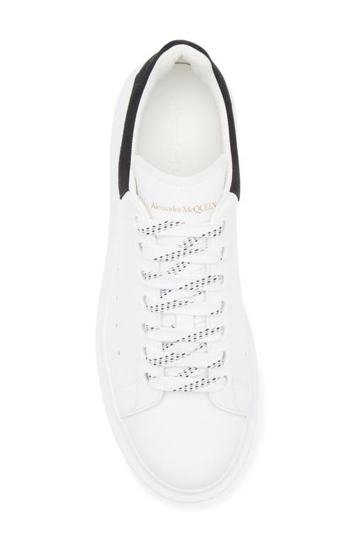 Shop Alexander Mcqueen Mcqueen Oversized Sneaker In White/black
