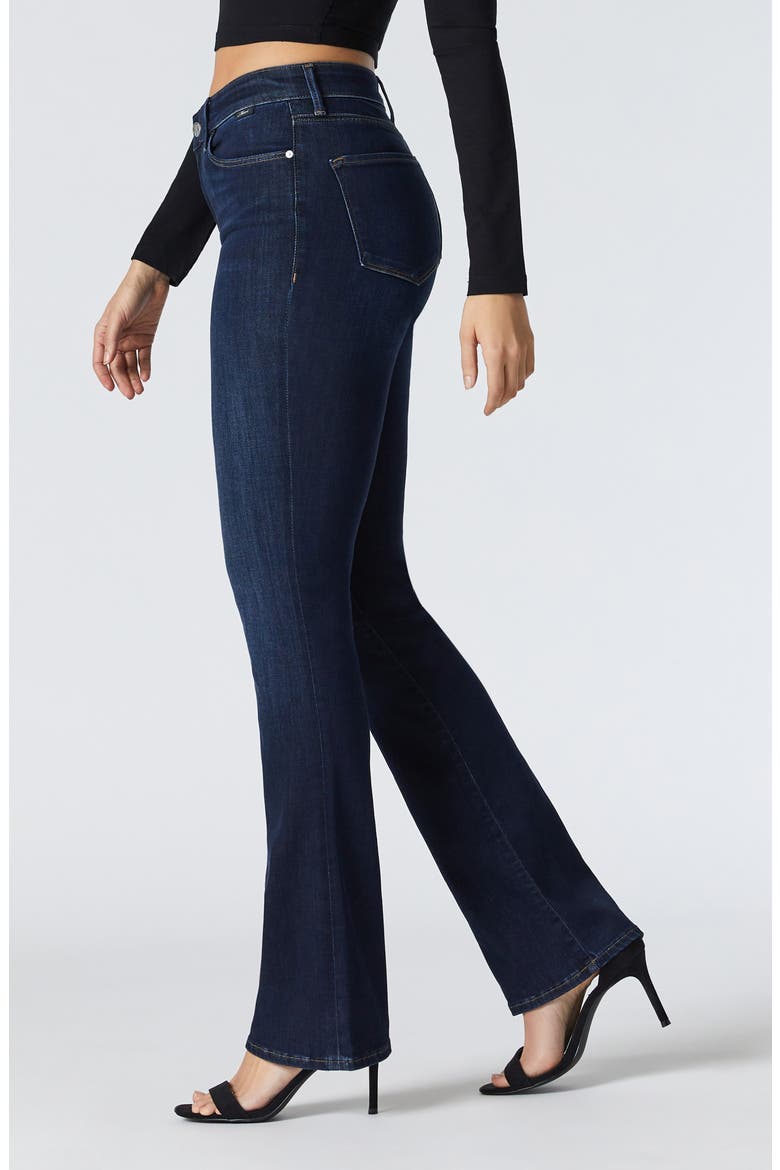 Molly Classic Mid Rise Bootcut Jeans, Alternate, color, DEEP SUPERSOFT