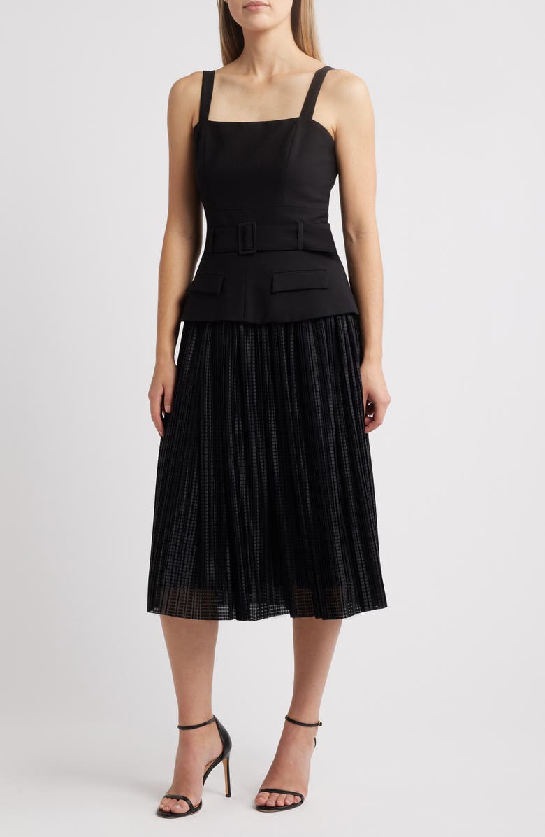 Black Halo Noemia Cocktail Dress, Main, color, Raven Streaks