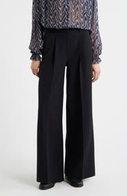 BOSS Orange Tiwi Pleated Wide Leg Pants