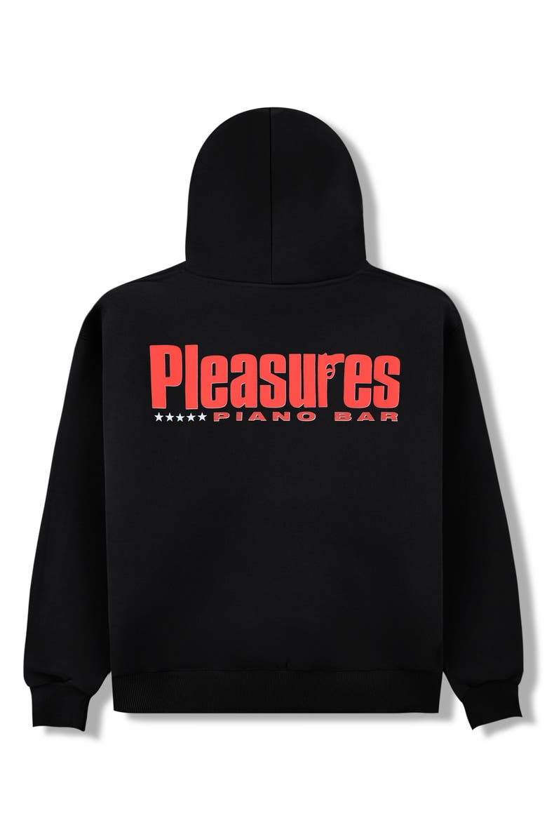 PLEASURES Piano Bar Pullover Hoodie, Alternate, color, Black