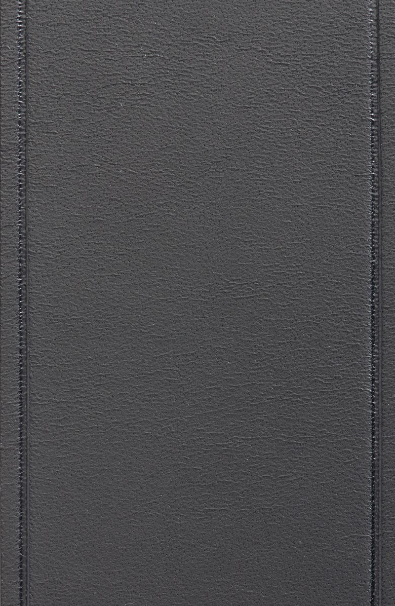 FERRAGAMO Fisse Leather Belt, Alternate, color, Nero