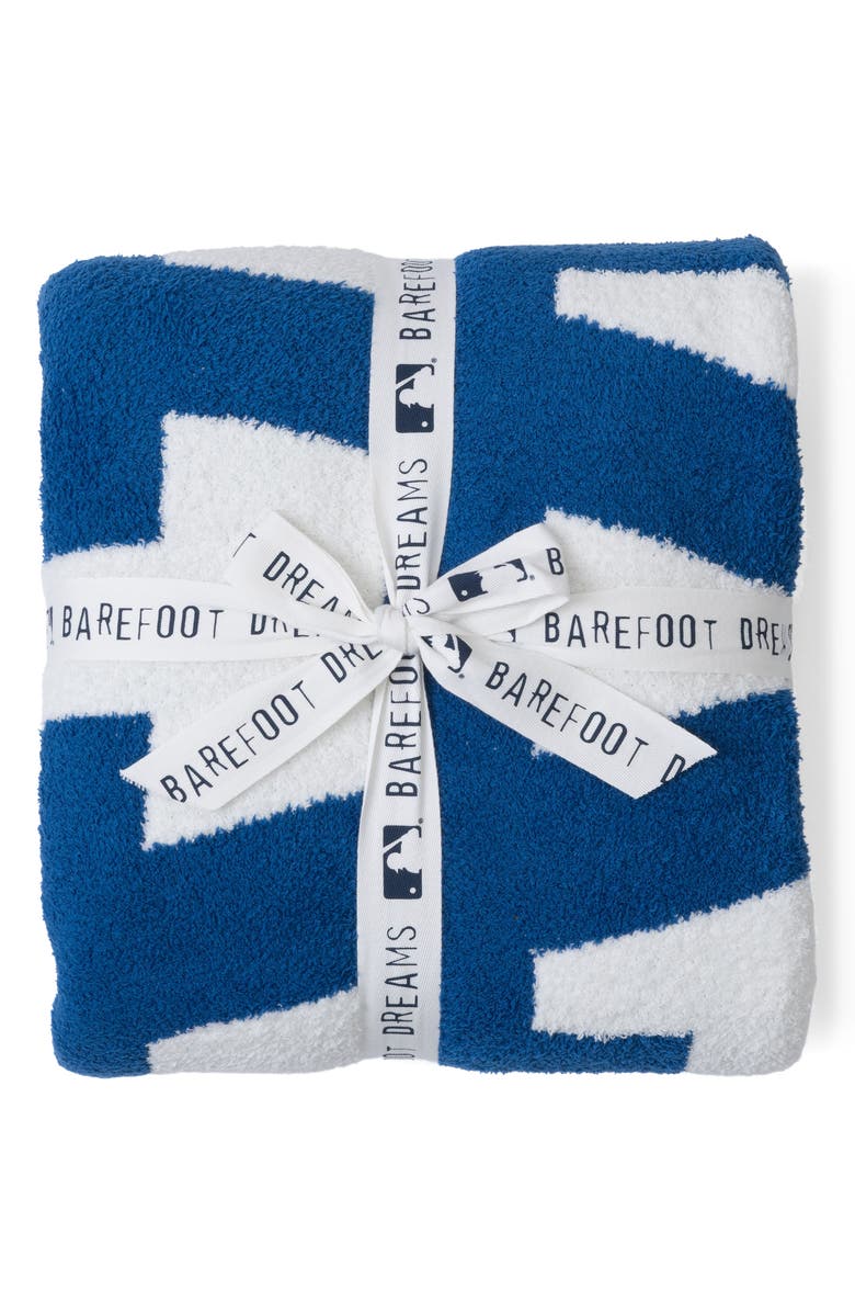 Barefoot Dreams<sup>®</sup> CozyChic<sup>®</sup> Los Angeles Dodgers Throw Blanket, Alternate, color, Dodgers Multi