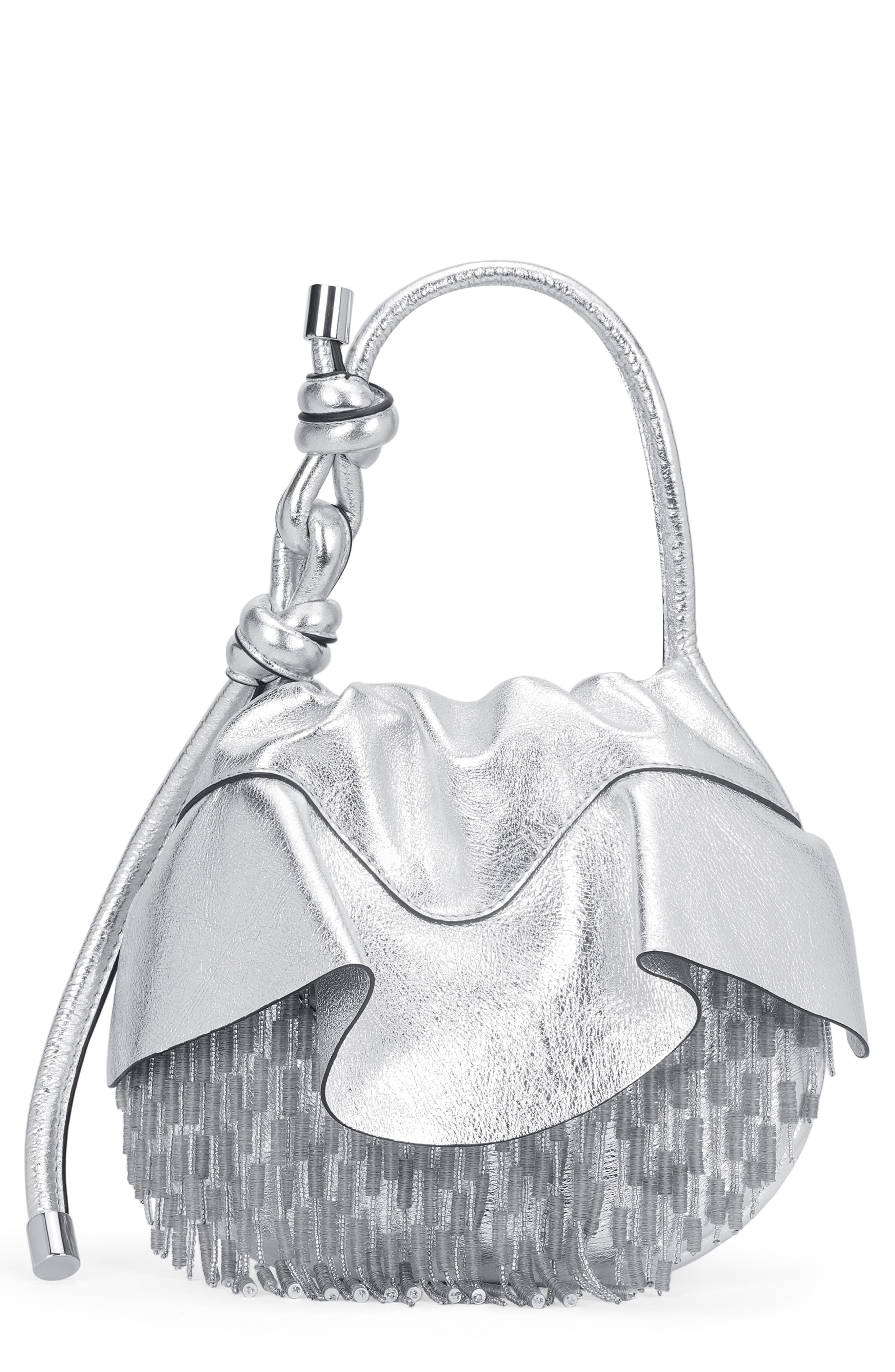 behno Ina Mini Ruffle Leather Potli Bag (Women) | Nordstrom