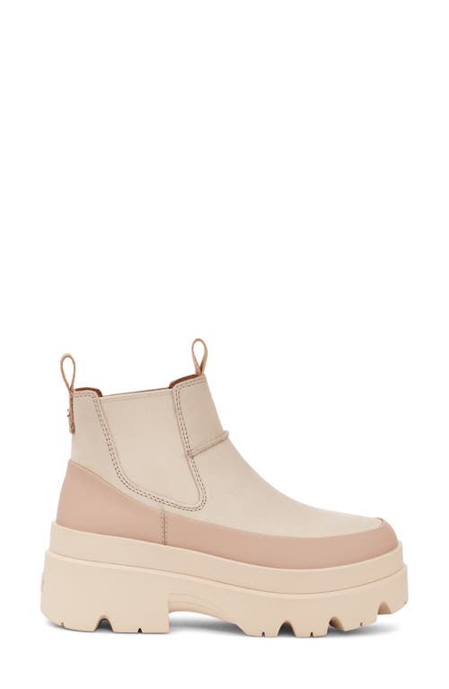 Ugg ® Brisbane Waterproof Platform Chelsea Boot In Sea Salt