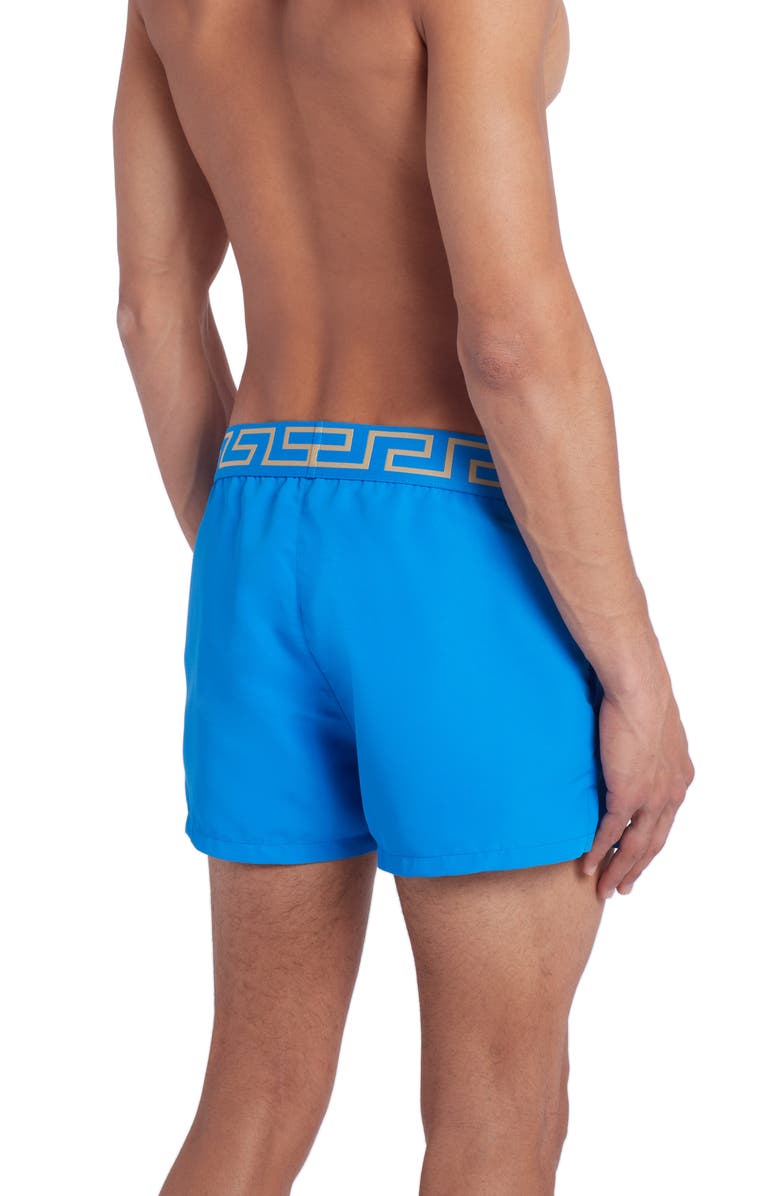 Versace Greca Band Swim Trunks, Alternate, color, 