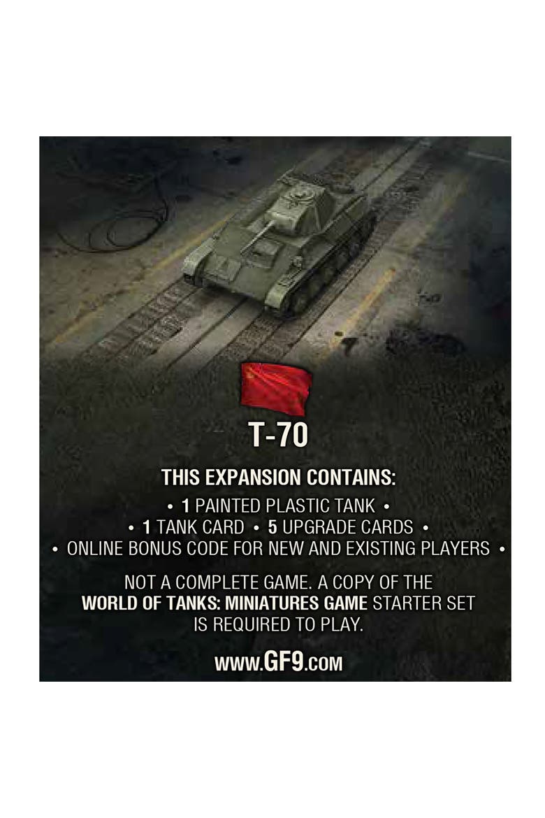 Wave 6 Tank Soviet T70 Light Tank, Alternate, color, Multicolored