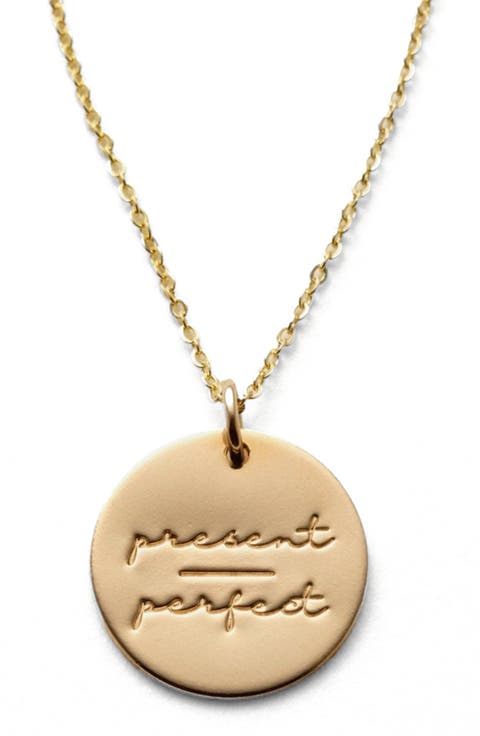 Pause Collection Disc Necklace