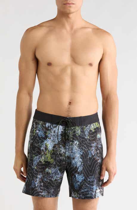 RVCA Hawaii Topo 17 Swim Trunks