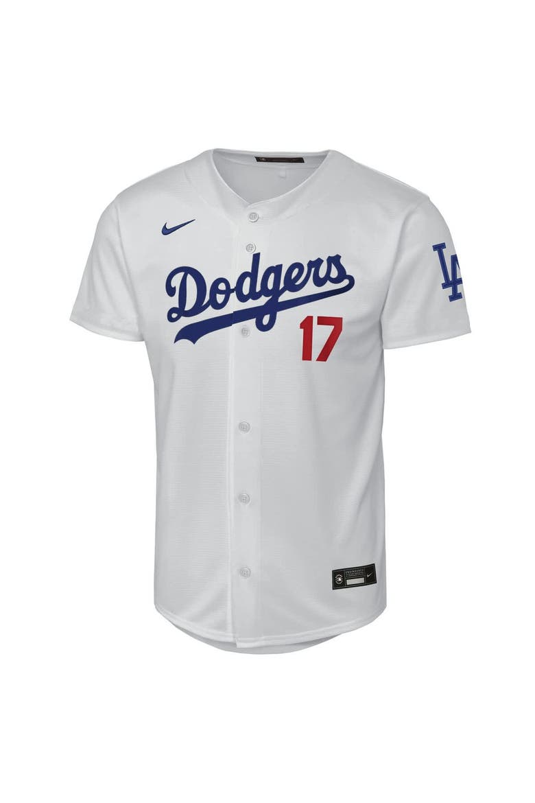 Youth Nike Shohei Ohtani White Los Angeles Dodgers Home Stadium Jersey, Alternate, color, White