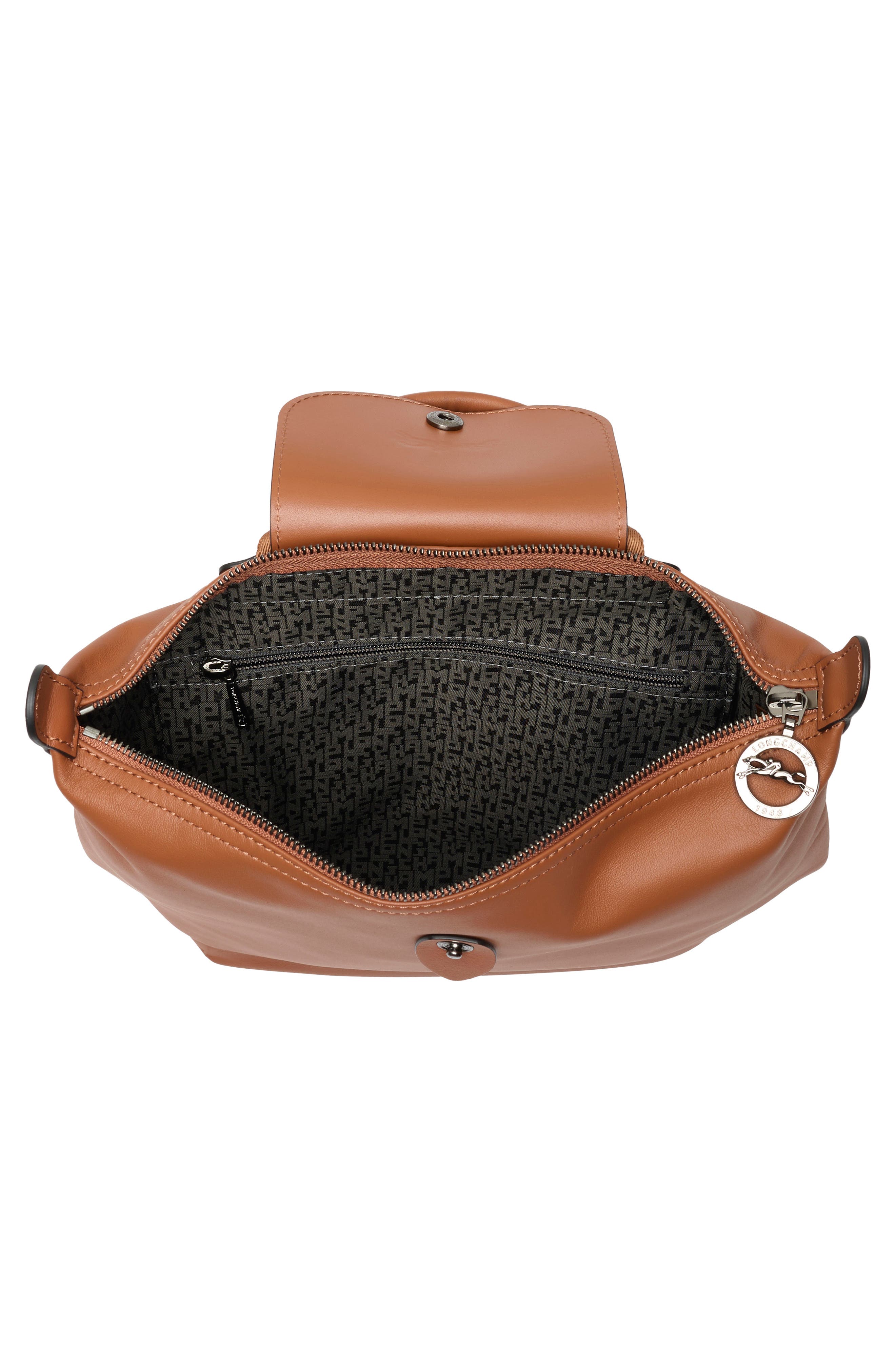Small Le Pliage Xtra Backpack, Alternate, color, COGNAC