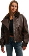 Cotton On Women's Darcy Faux Leather Bomber
